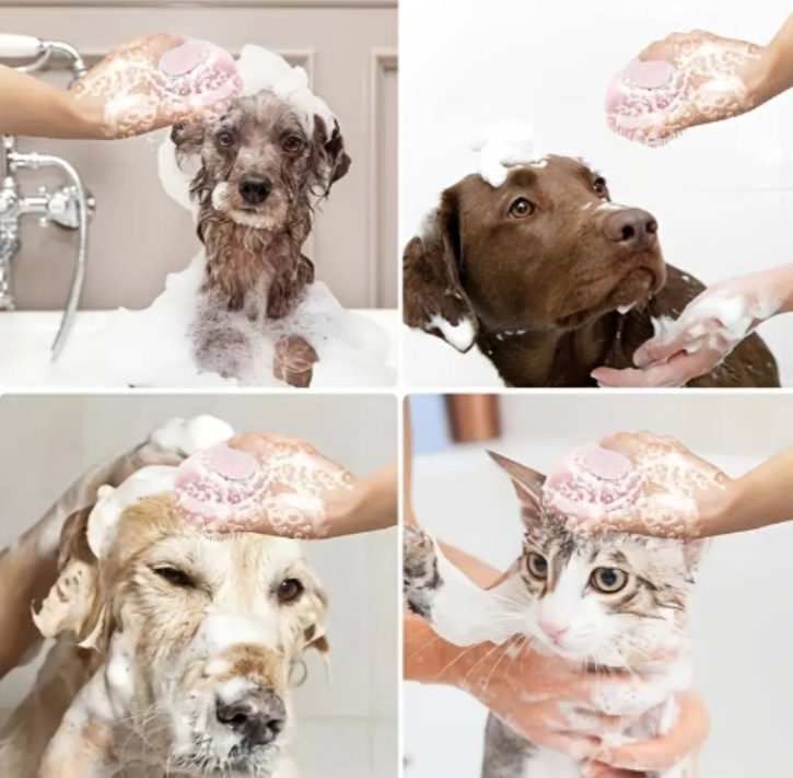 Cepillo de baño para tu mascota